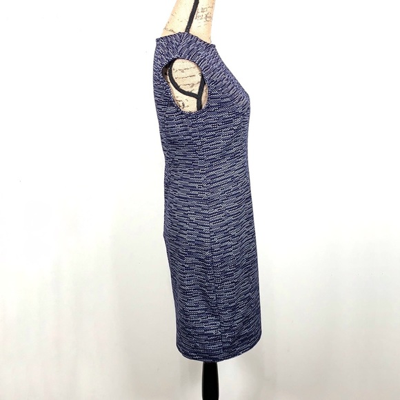 Ann Taylor Navy Sleeveless Sheath Dress - Picture 2 of 8